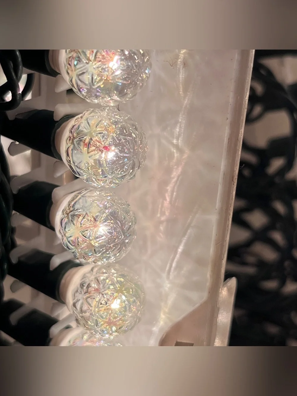 LOT of 5 CLEAR Vintage Holiday Highlights 70 Indoor/Outdoor Lights NEW Kmart NEW